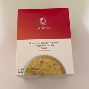 Optavia Chicken Flavored & Vegetable Noodle Soup